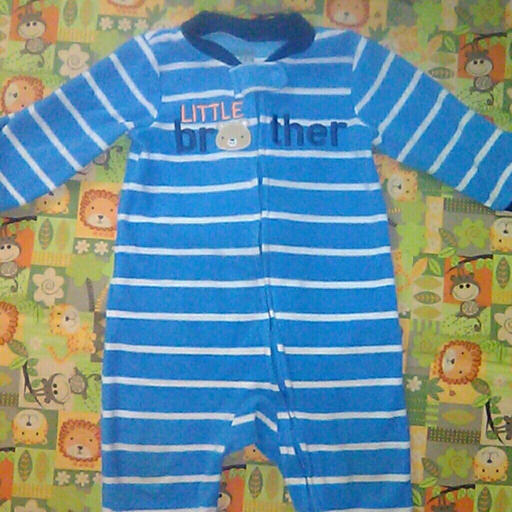 Carter's Little Brother fuzzy sleeper